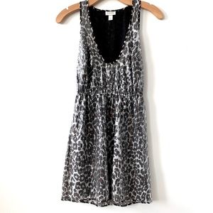 RODARTE FOR TARGET LEOPARD DRESS IN GRAY XS